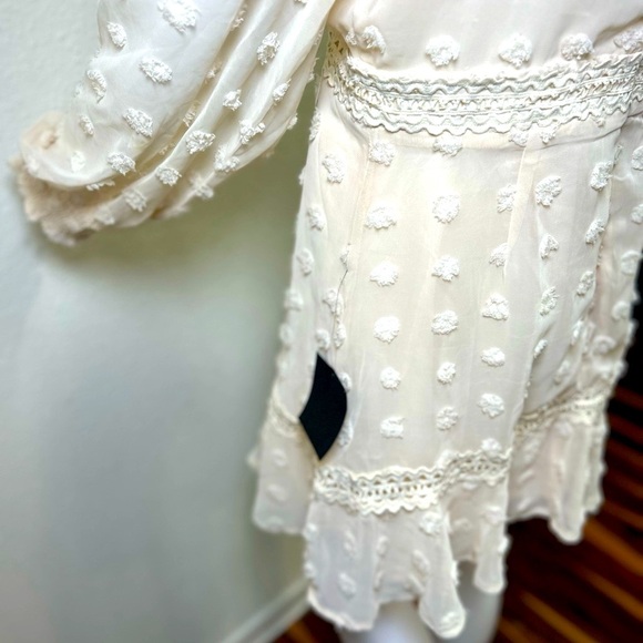 Lulu's Cream Textured Mini Dress - Picture 8 of 11